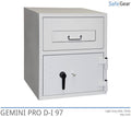 Gemini Pro D-I 97 Deposittresor (119 L) - Einbruchschutzprüfung D-I - Codeschloss mit 9 Benutzercodes