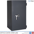 Office Data Star 240 Caja Fuerte Para Datos ignífuga - (456 cintas LTO) - Grado de prueba antirrobo S2 / prueba de incendio de 60 min