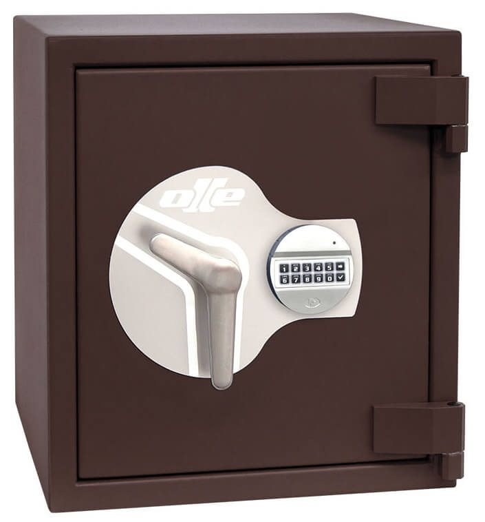 Ollé III-2 Grade 3 safe with code lock, front view