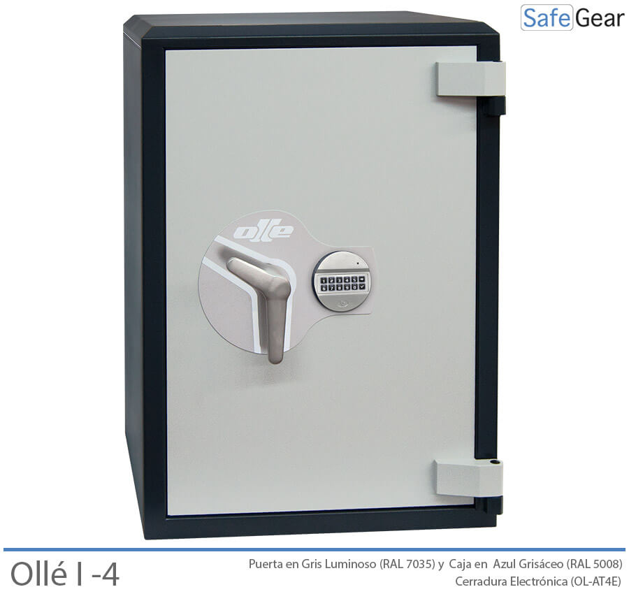 Ollé I-4 Grade 1 safe with code lock, door closed