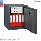 Paper Star Light 4 Fire Safe - 7 Archivadores - Prueba de Robo Grado S2 / Prueba de Fuego 30 min
