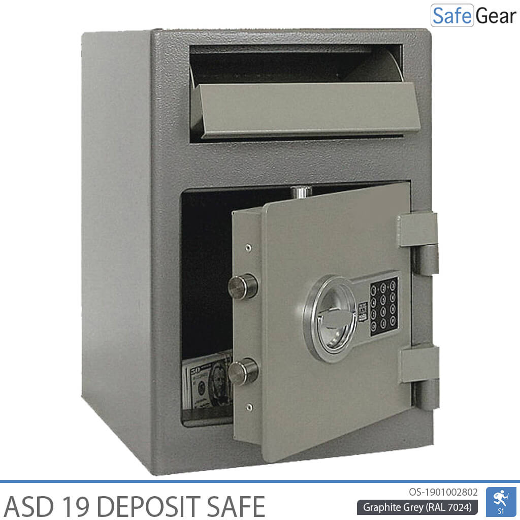 ASD 19 Caja Fuerte De Depósito (50 L) - Clase de prueba de robo S1