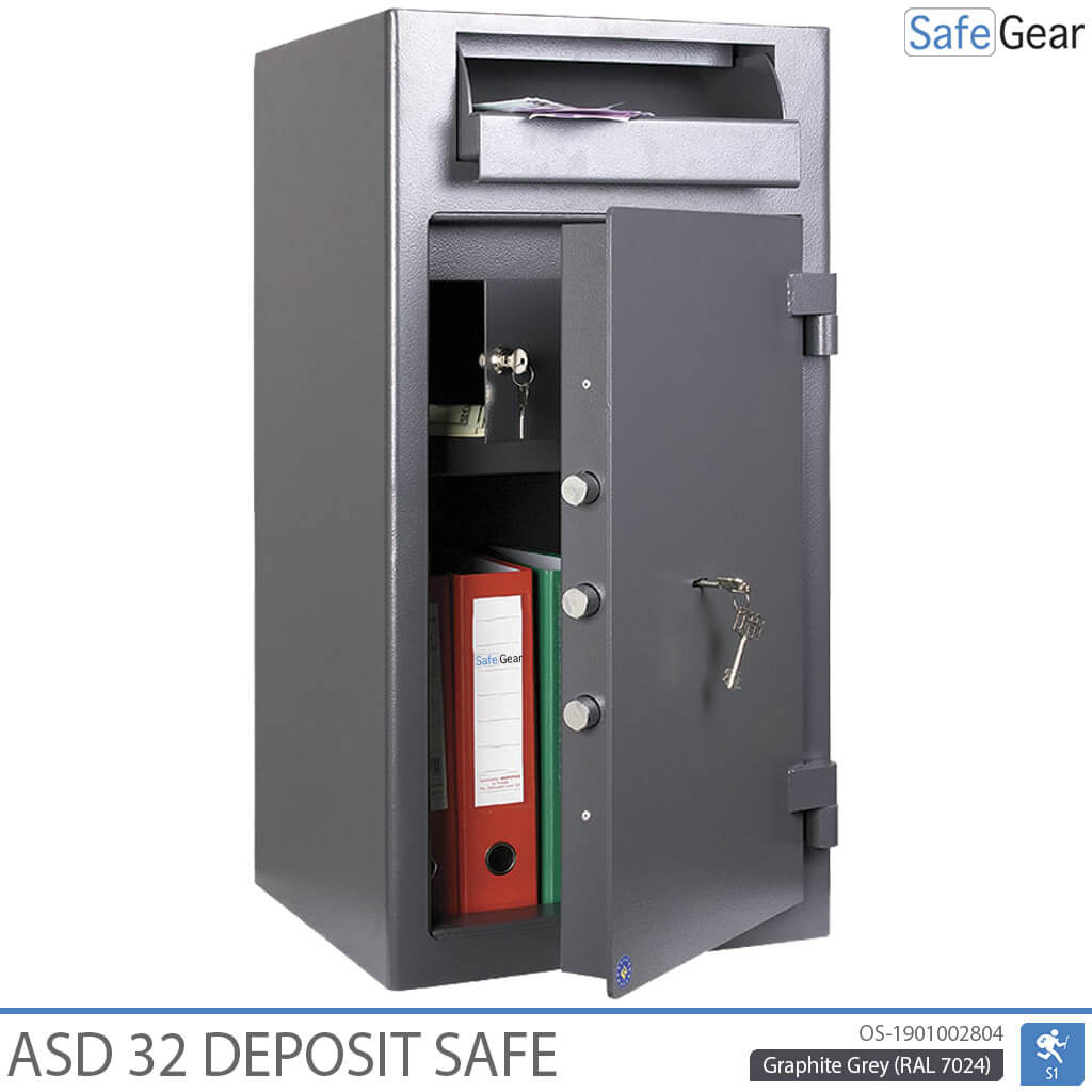 ASD 32 Caja Fuerte De Depósito (155 L) - Clase de prueba de robo S1