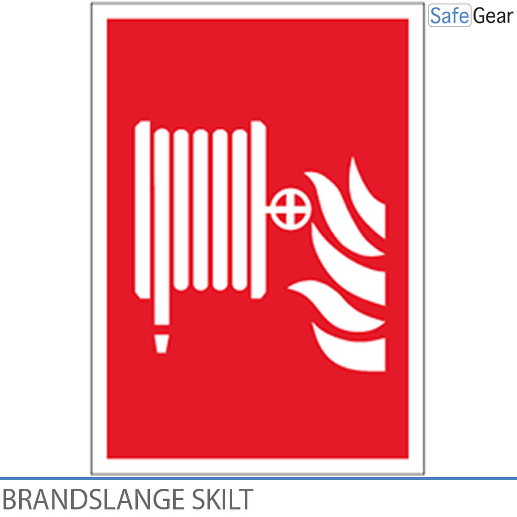 Señal de manguera contra incendios - 297 x 210mm - Plástico
