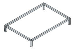 Soporte con patas para planero A1