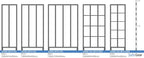 Armario de almacenamiento S2000 con compartimentos de 2x5 (8010-205) - candado