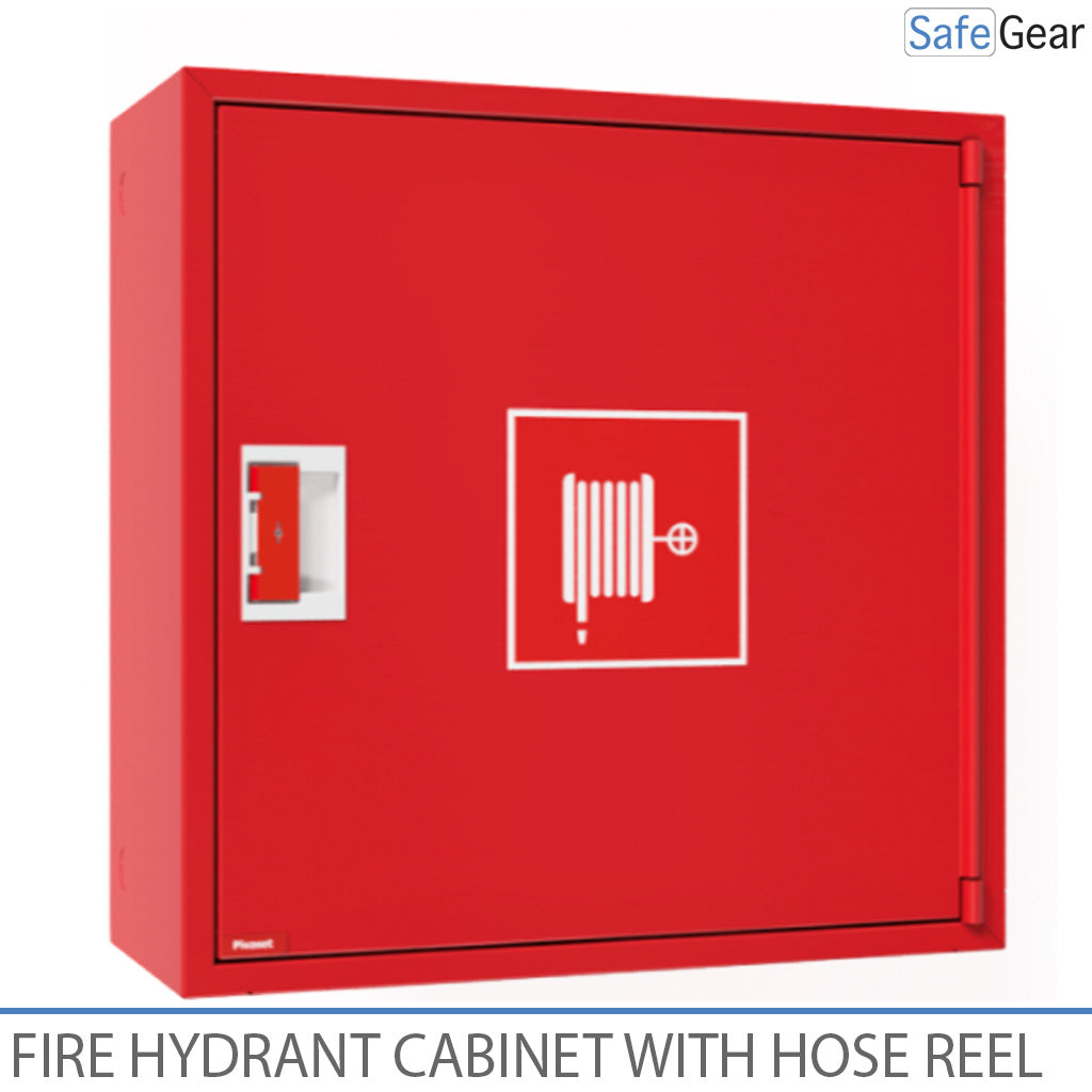 Armario contra incendios con carrete de manguera - 690x690x290 mm - PVC 30 m - 3/4'' (19mm)
