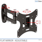 Espejo industrial de acero inoxidable - Ajustable