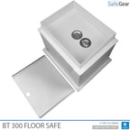 Caja Fuerte de suelo antirrobo BT 300 (72 L) - Prueba de robo Grado 1