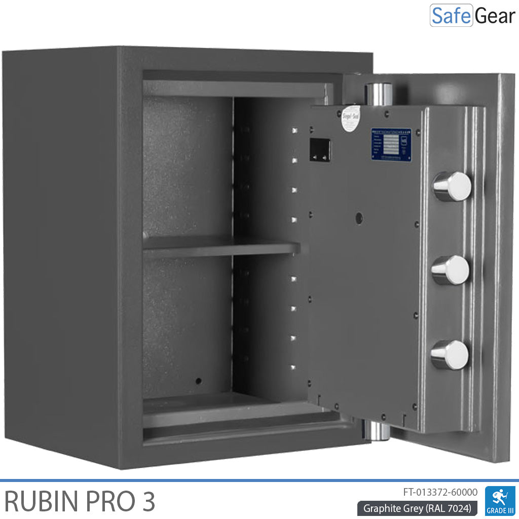 Caja Fuerte de seguridad Rubin Pro 3 (42 litros) - Prueba de robo Grado 3