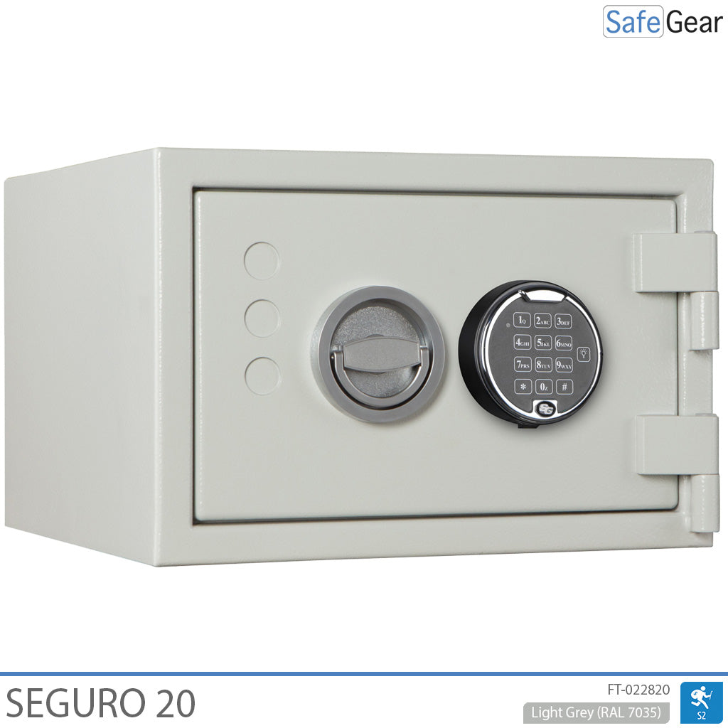 Seguro 20 - Caja Fuerte (19 litros) - Grado de Prueba contra Robos S2