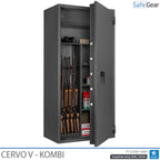 Cervo V Combi - Armario para armas - (7 rifles) - Prueba de robo Grado 1
