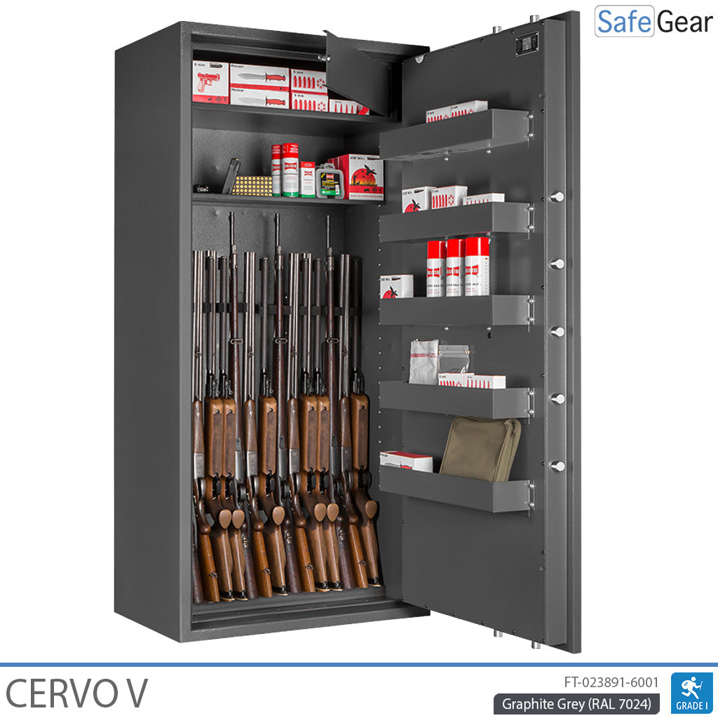 Cervo V - Armería - (14 rifles) - Prueba de robo Grado 1