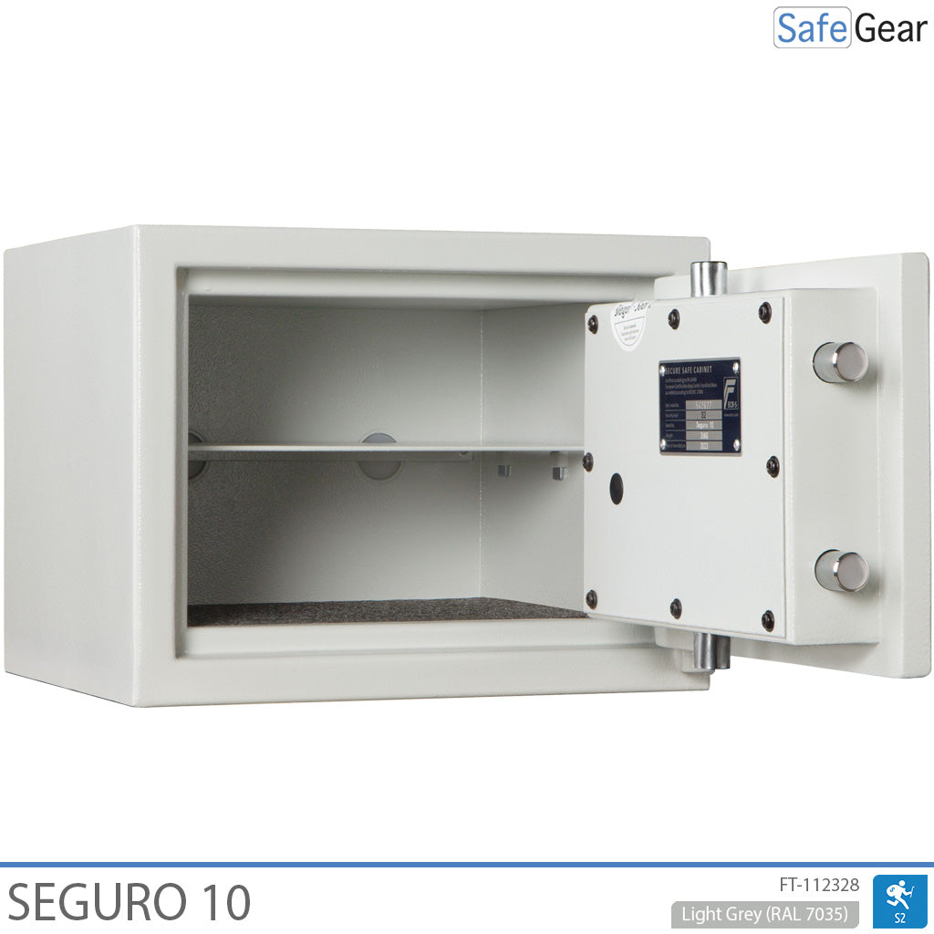 Seguro 10 - Caja Fuerte (11 Litros) - Grado de Resistencia al Robo S2