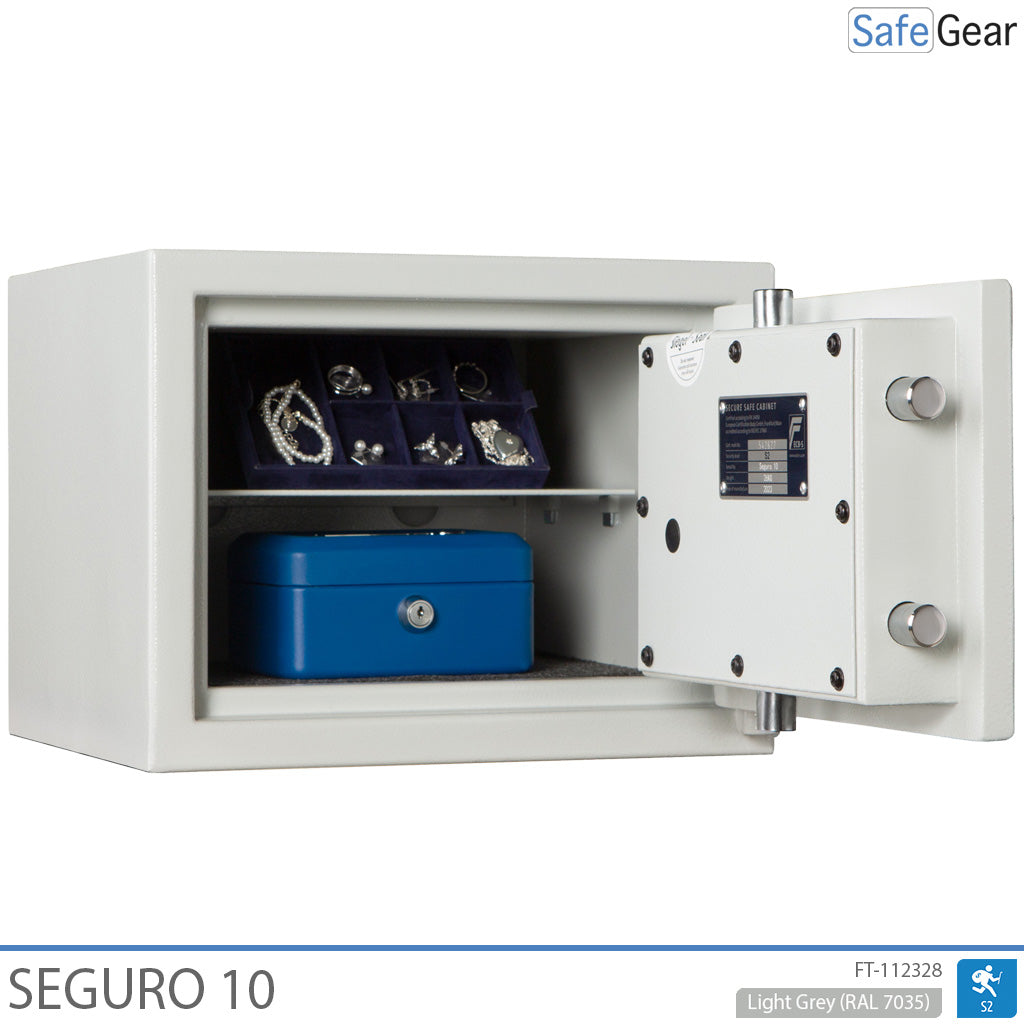 Seguro 10 - Caja Fuerte (11 Litros) - Grado de Resistencia al Robo S2
