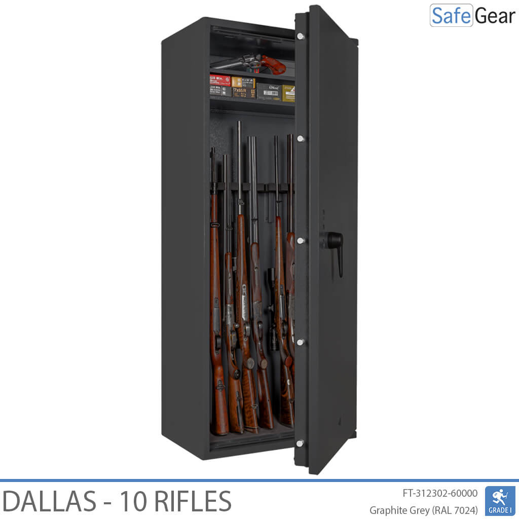 Dallas - Armero Homologado (10 rifles) - Prueba de robo Grado 1