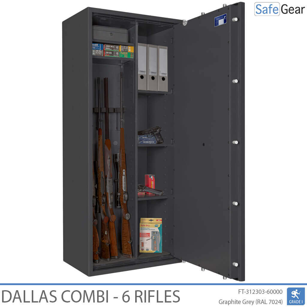 Dallas Combi - Armero Homologado (6 rifles) - Prueba de robo Grado 1