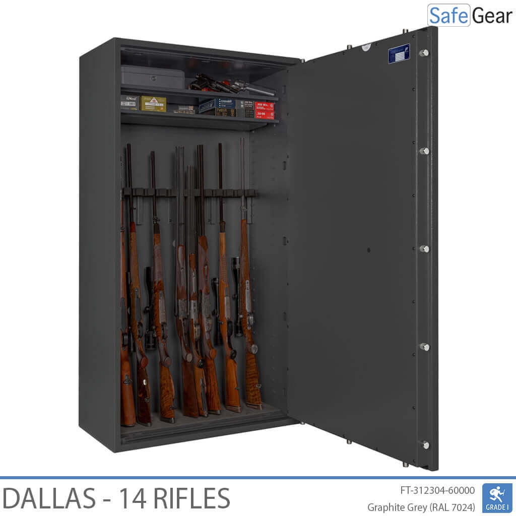 Dallas - Armero Homologado (14 rifles) - Prueba de robo Grado 1