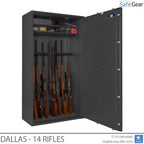 Dallas - Armero Homologado (14 rifles) - Prueba de robo Grado 1