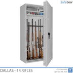 Dallas - Armero Homologado (14 rifles) - Prueba de robo Grado 1