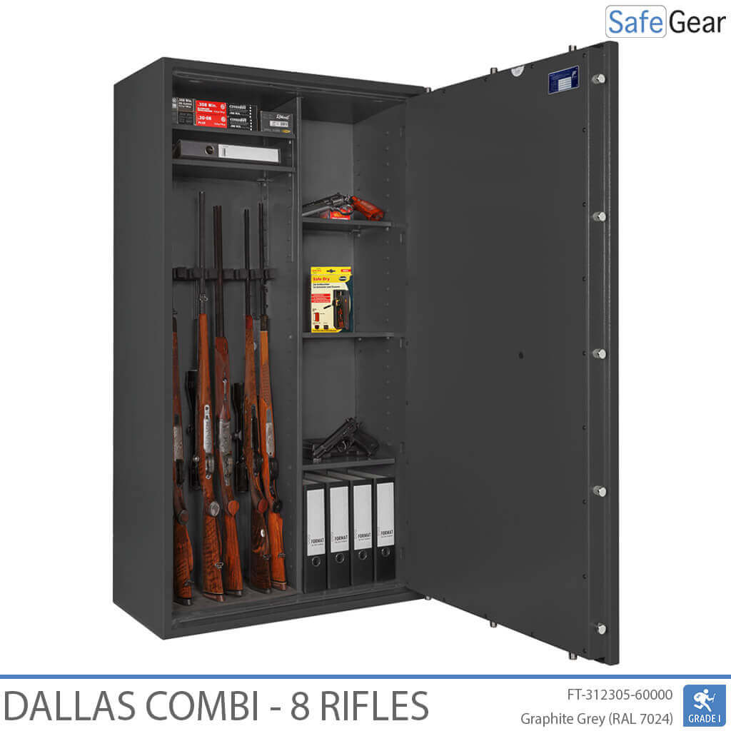Dallas Combi - Armero Homologado (8 rifles) - Prueba de robo Grado 1