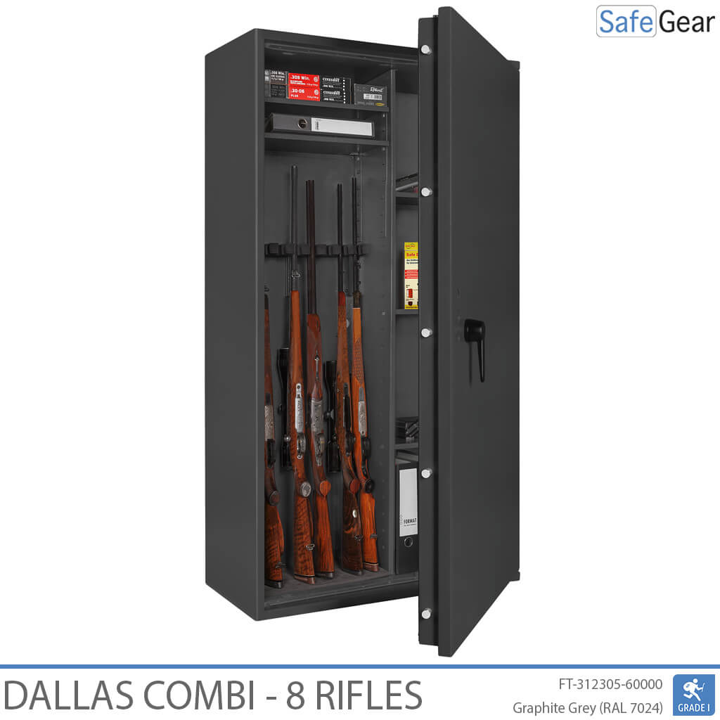 Dallas Combi - Armero Homologado (8 rifles) - Prueba de robo Grado 1