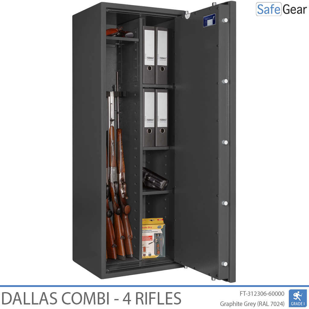 Dallas Combi - Armero Homologado (4 rifles) - Prueba de robo Grado 1