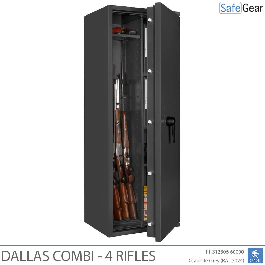 Dallas Combi - Armero Homologado (4 rifles) - Prueba de robo Grado 1
