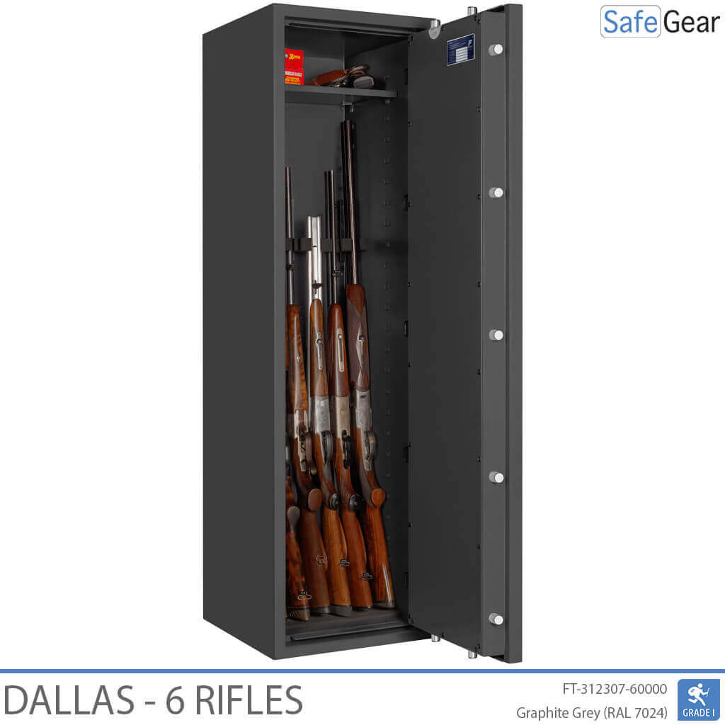 Dallas - Armero Homologado (6 rifles) - Prueba de robo Grado 1