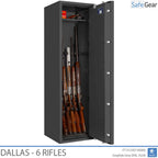 Dallas - Armero Homologado (6 rifles) - Prueba de robo Grado 1