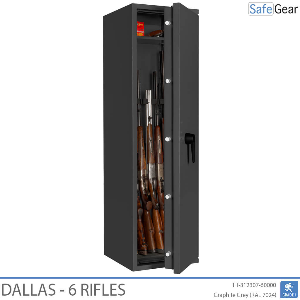 Dallas - Armero Homologado (6 rifles) - Prueba de robo Grado 1