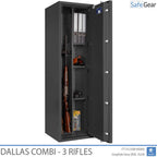 Dallas Combi - Armero Homologado (3 rifles) - Prueba de robo Grado 1