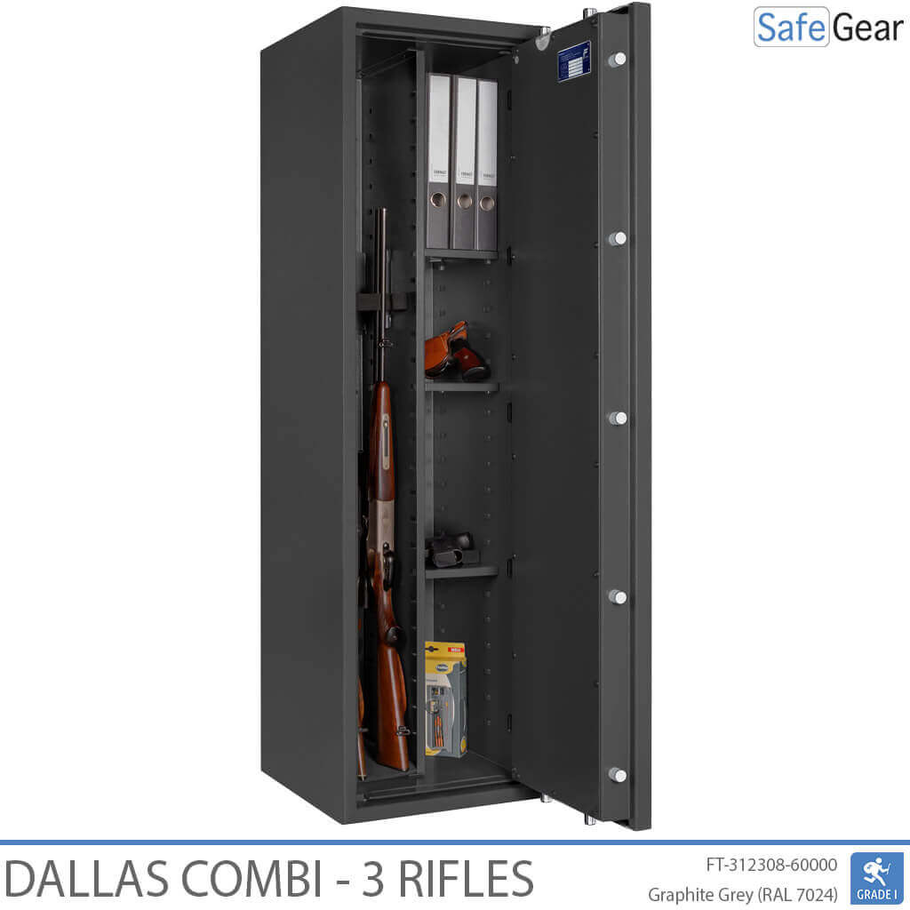 Dallas Combi - Armero Homologado (3 rifles) - Prueba de robo Grado 1