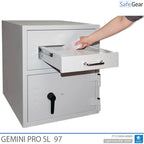 Gemini Pro SL 97 Caja Fuerte De Depósito (119 L) - prueba de robo D-I - Cerradura electrónica con 9 códigos de usuario
