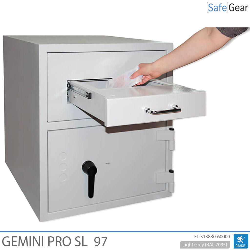 Gemini Pro SL 97 Caja Fuerte De Depósito (119 L) - Prueba de robo D-I - Cerradura con llave