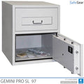 Gemini Pro SL 97 Caja Fuerte De Depósito (119 L) - prueba de robo D-I - Cerradura electrónica con 9 códigos de usuario