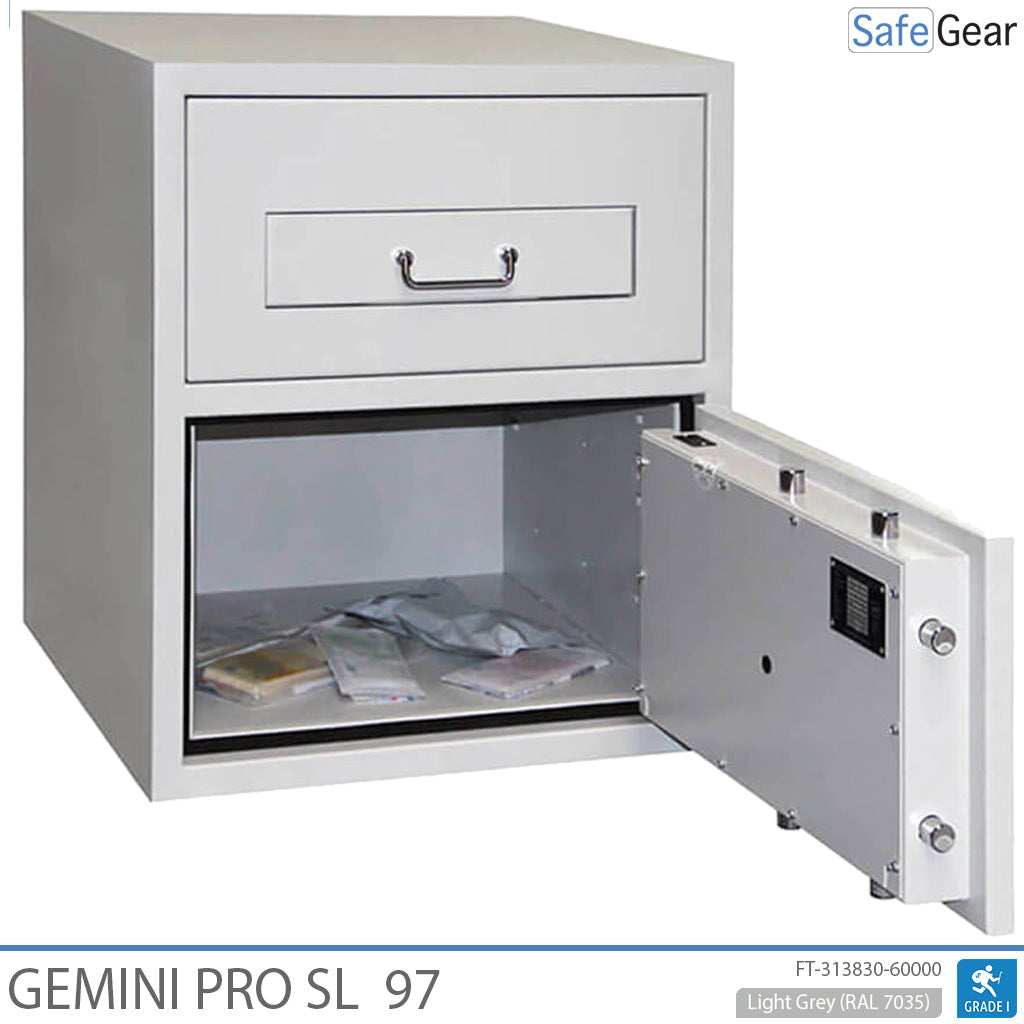 Gemini Pro SL 97 Caja Fuerte De Depósito (119 L) - Prueba de robo D-I - Cerradura con llave