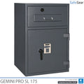 Gemini Pro SL 175 Caja Fuerte De Depósito (205 L) - Prueba de robo D-I - Cerradura con llave