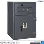 Gemini Pro SL 175 Caja Fuerte De Depósito (205 L) - Prueba de robo D-I - Cerradura con llave
