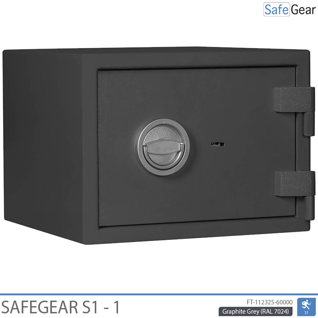SafeGear SG 1 - Caja fuerte de seguridad (34 litros) - Prueba de robo Grado S1