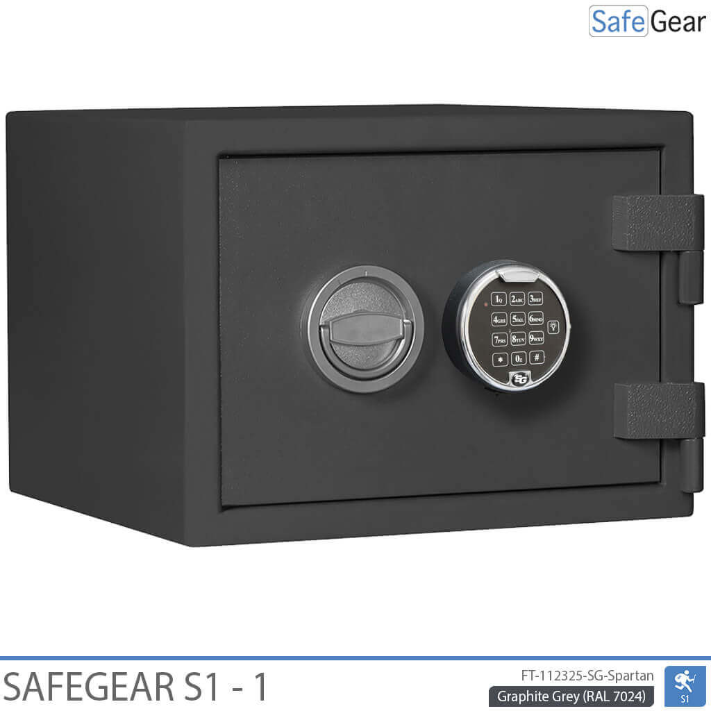 SafeGear SG 1 - Caja fuerte de seguridad (34 litros) - Prueba de robo Grado S1