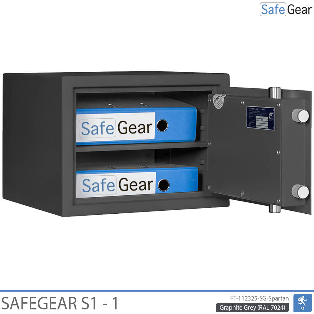 SafeGear SG 1 - Caja fuerte de seguridad (34 litros) - Prueba de robo Grado S1