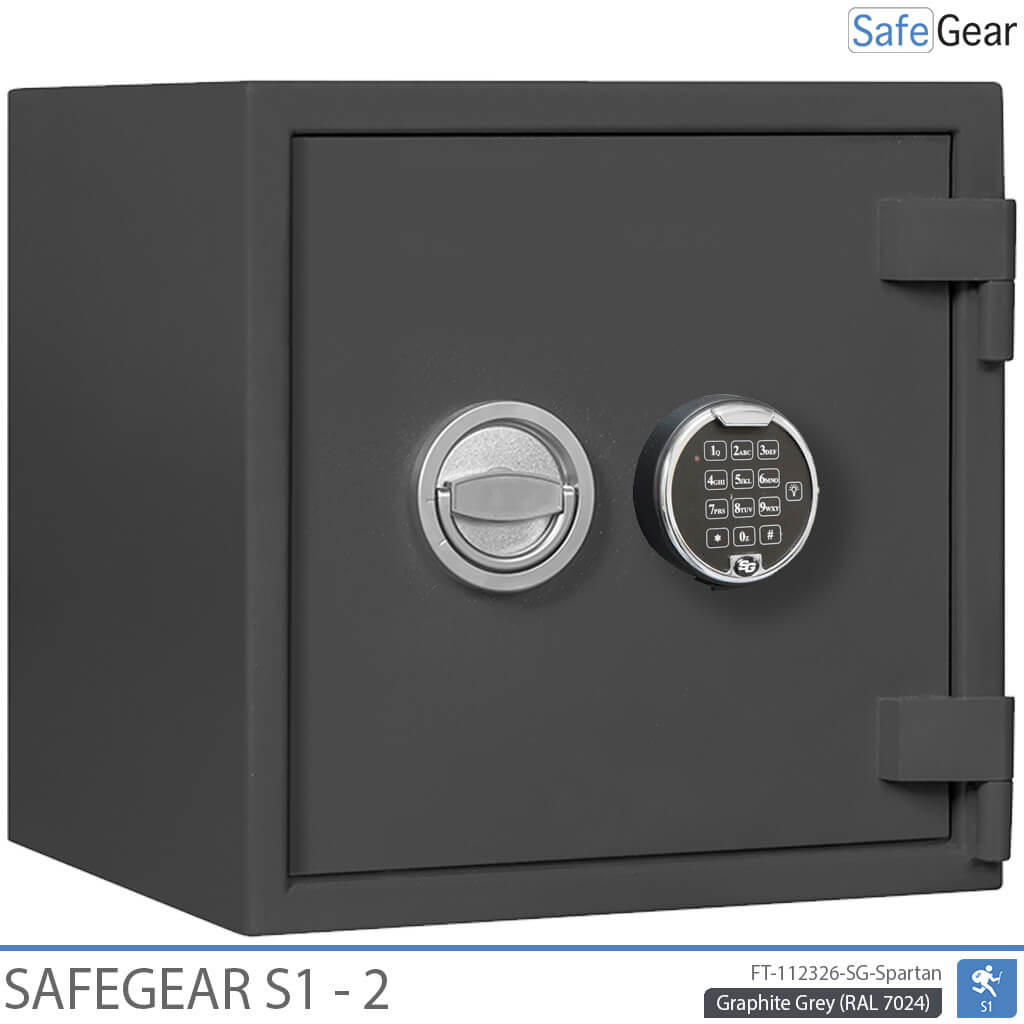 SafeGear SG 2 - Caja fuerte de seguridad (46 litros) - Prueba de robo Grado S1