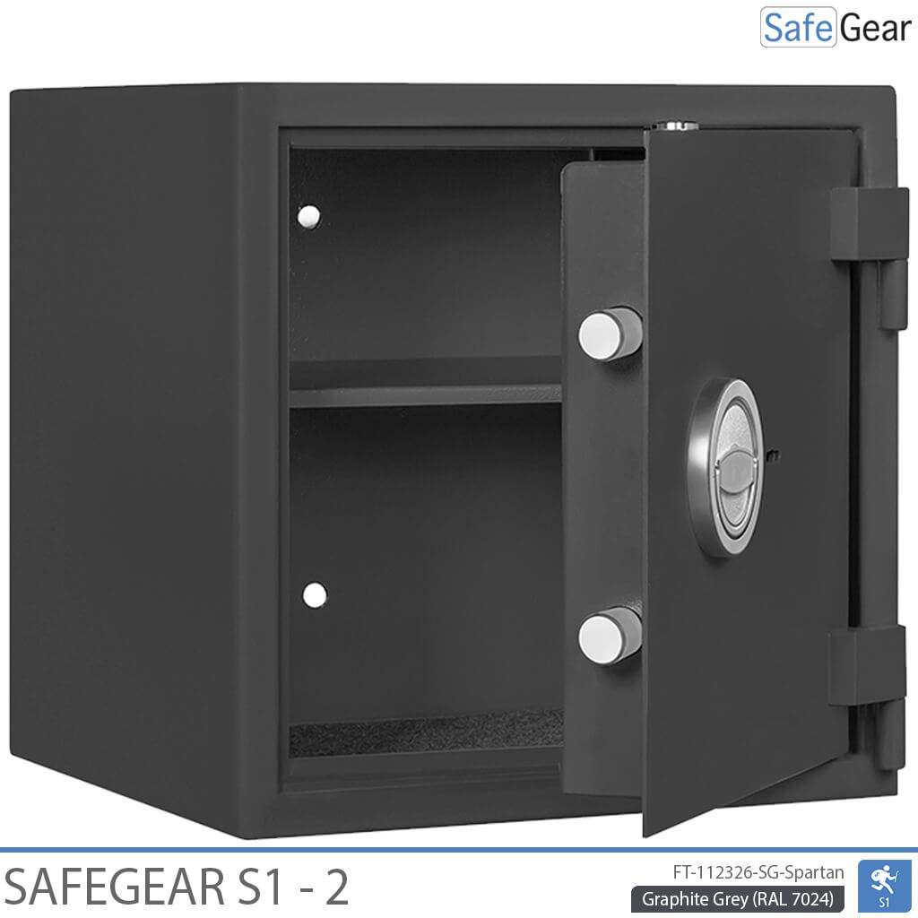 SafeGear SG 2 - Caja fuerte de seguridad (46 litros) - Prueba de robo Grado S1