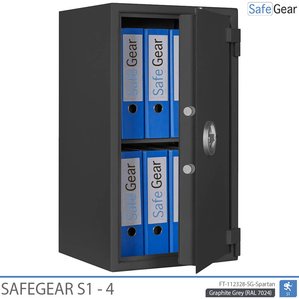 SafeGear SG 4 - Caja fuerte de seguridad (85 litros) - Prueba de robo Grado S1