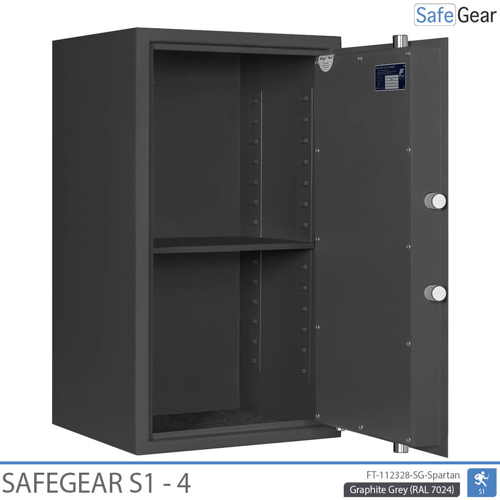 SafeGear SG 4 - Caja fuerte de seguridad (85 litros) - Prueba de robo Grado S1