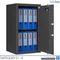 SafeGear SG 4 - Caja fuerte de seguridad (85 litros) - Prueba de robo Grado S1
