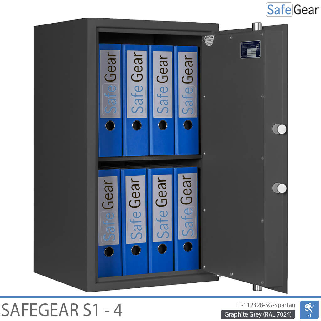 SafeGear SG 4 - Caja fuerte de seguridad (85 litros) - Prueba de robo Grado S1