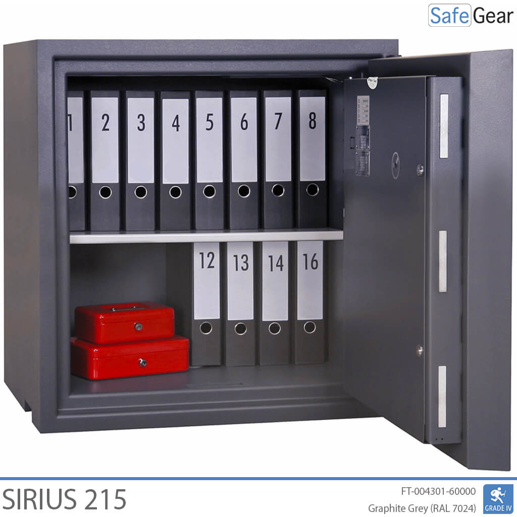 Caja Fuerte Sirius (215 L) - Grado 4 de resistencia al robo