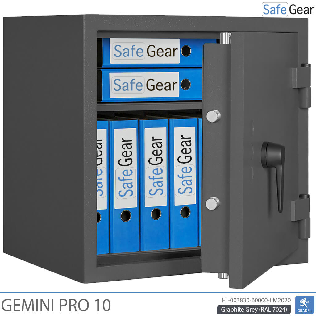 Gemini Pro 10 - Caja fuerte de seguridad (103 litros) - Prueba de robo Grado 1